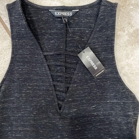 NWT! Express Caged Strappy Bodycon Dress XS - Picture 2 of 7